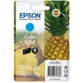 TIEP, Epson #604 Cyan, Original Epson Tintenpatrone (Ananas), cyan