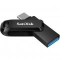 USB-Stick 3.1,  32 GB, SanDisk Ultra Dual Go, USB A+C, schwarz