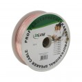 Kabel, Lautsprecherkabel, 2x 0,75mm², CCA, transparent, 50m, InLine®