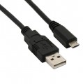 Kabel, USB, Micro USB Stecker B an USB Stecker A, 5m
