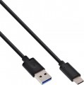 Kabel, USB 3.2 Typ C, 1m, C St. <> A St., schwarz, InLine®
