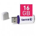 USB-Stick 3.0,  16 GB, terra, USThree, weiss