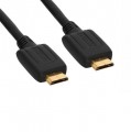 Kabel, HDMI-Mini,  2m, Mini-HDMI St.>Mini-HDMI St., schwarz, vergoldete Kontakte, InLine®