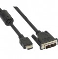 Kabel, HDMI-DVI Kabel, HDMI St auf DVI 18+1 St,  5m, InLine?