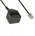 Kabel, TAE Adapterkabel, RJ45 St auf TAE N/F/N Dose, 20cm, InLine®