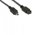 Kabel, FireWire IEEE 1394a 4pol/9pol St/St 1,0m, InLine?