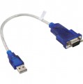 Kabel, Seriell Adapter, Stecker USB A > Seriell 9pol Stecker, InLine