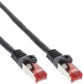 Kabel, Crossover Patchkabel, 0,5m, Cat.6, schwarz, InLine®