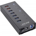 NET, USB3.2 Gen1-Hub, 7 Port, Aluminium, InLine®