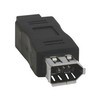 Kabel, FireWire IEEE 1394 Adapter 6pol Buchse / 9pol Stecker