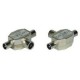 Kabel, Antennen-Verteiler, T-Stück, 2xST/1xBu, Metall