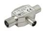 Kabel, Antennen-Verteiler, T-St?ck, 1xST/2xBu, Metall