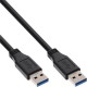 Kabel, USB 3.0, A - A, 5m, schwarz