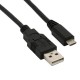 Kabel, USB, Micro USB Stecker B an USB Stecker A, 0,5m