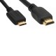 Kabel, HDMI-Mini,  0,3m, Mini-HDMI St.>HDMI St., verg. Kontakte, schwarz, InLine®