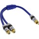 Kabel, Cinch Adapter, Y-Kabel, 1x Cinch St zu 2x Cinch Bu, 0,2m, InLine?