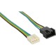 Kabel, Power, L?fter-Verl?ngerungskabel PWM, 4pol Molex Stecker / Buchse, 0,1m